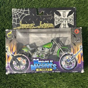 MUSCLE MACHINES 1/18 JESSE JAMES WEST COAST CHOPPERS EL DIABLO II # 71121
